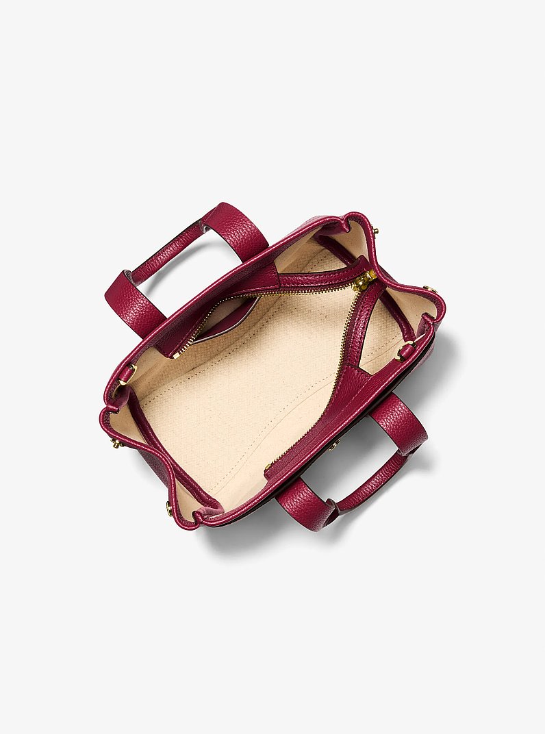 Tr&egrave;s petit sac &agrave; bandouli&egrave;re Romee en cuir grain&eacute; in M&Ucirc;RE | Michael Kors