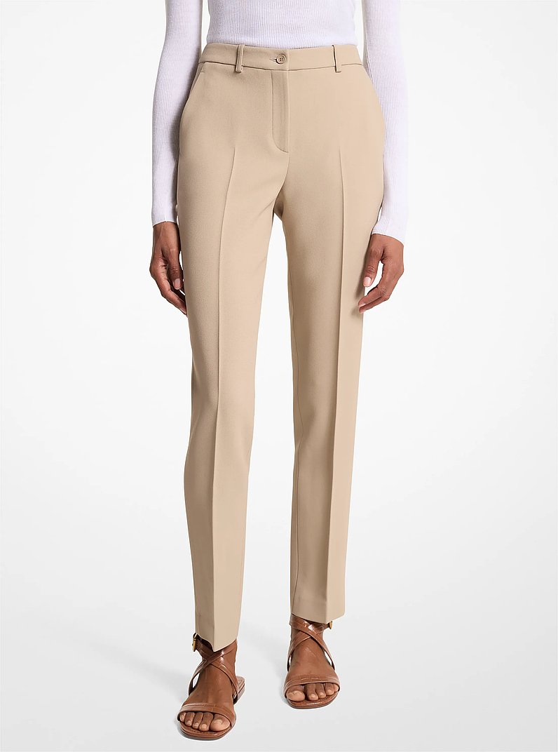 Pantal&oacute;n Samantha de crep&eacute; texturizado doble in ARENA | Michael Kors