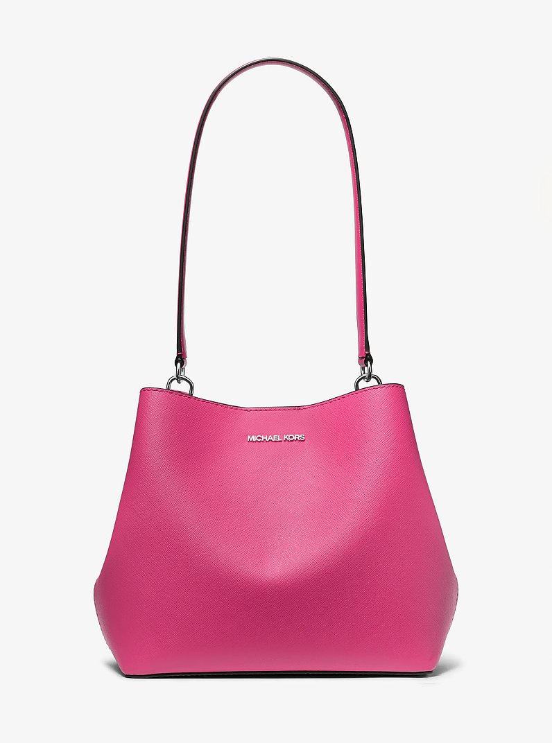 Pratt Medium Shoulder Bag in DRAGONFRUIT | Michael Kors