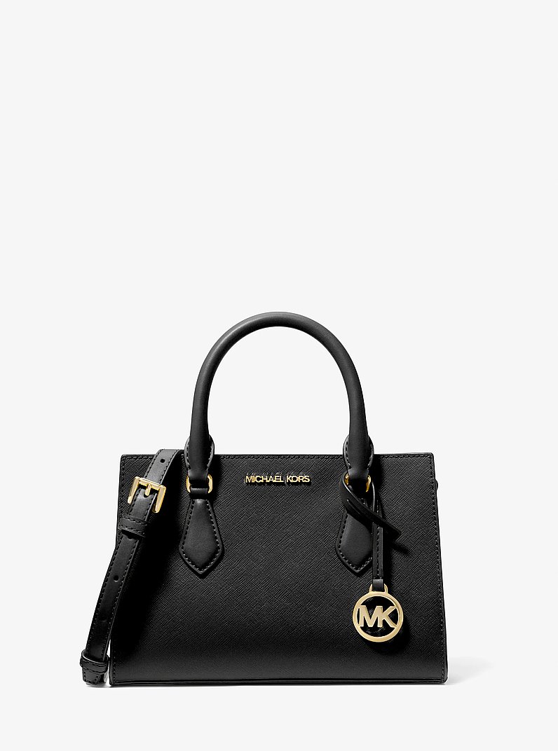 Sheila Small Satchel in BLACK | Michael Kors