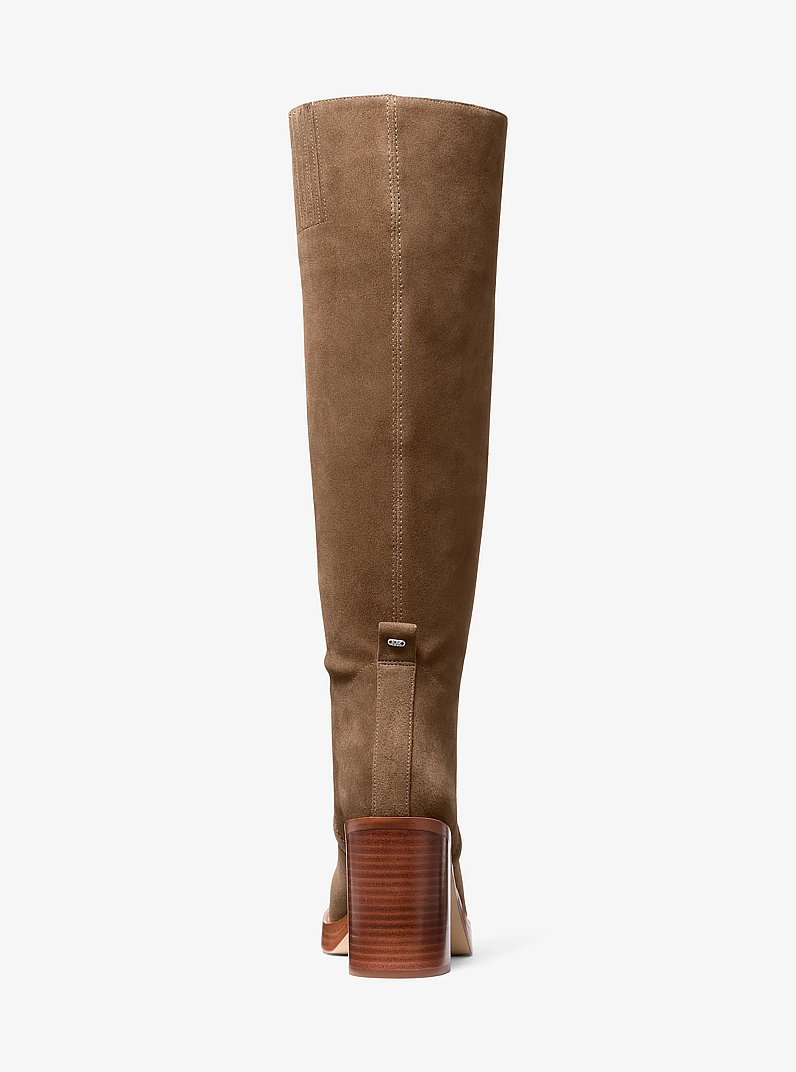 Hayden Suede Boot in DRIFTWOOD | Michael Kors
