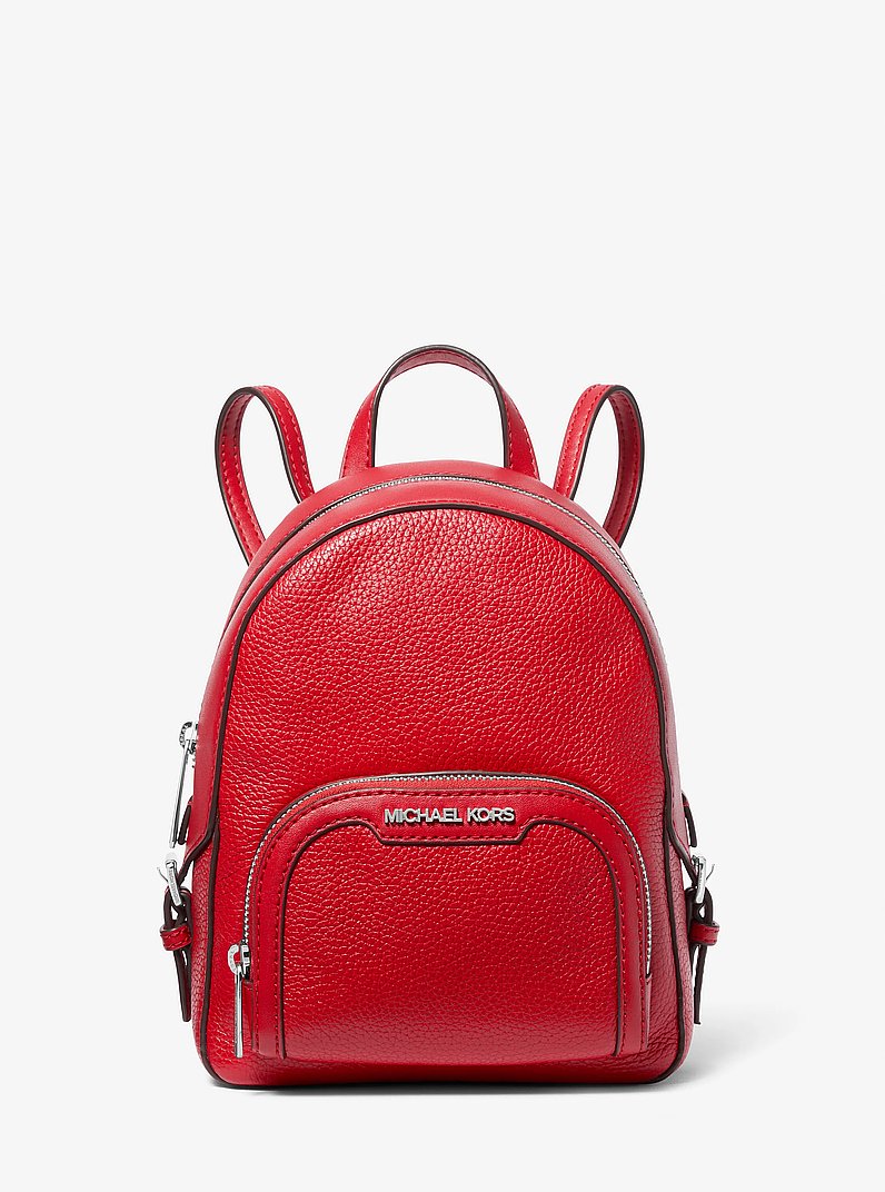 Jaycee Extra-Small Pebbled Leather Convertible Backpack in  display picture 1