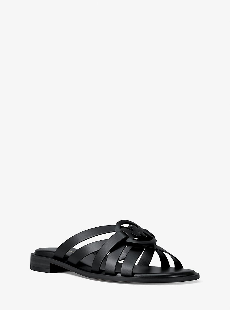 Sandalia Erika de piel in NEGRO | Michael Kors