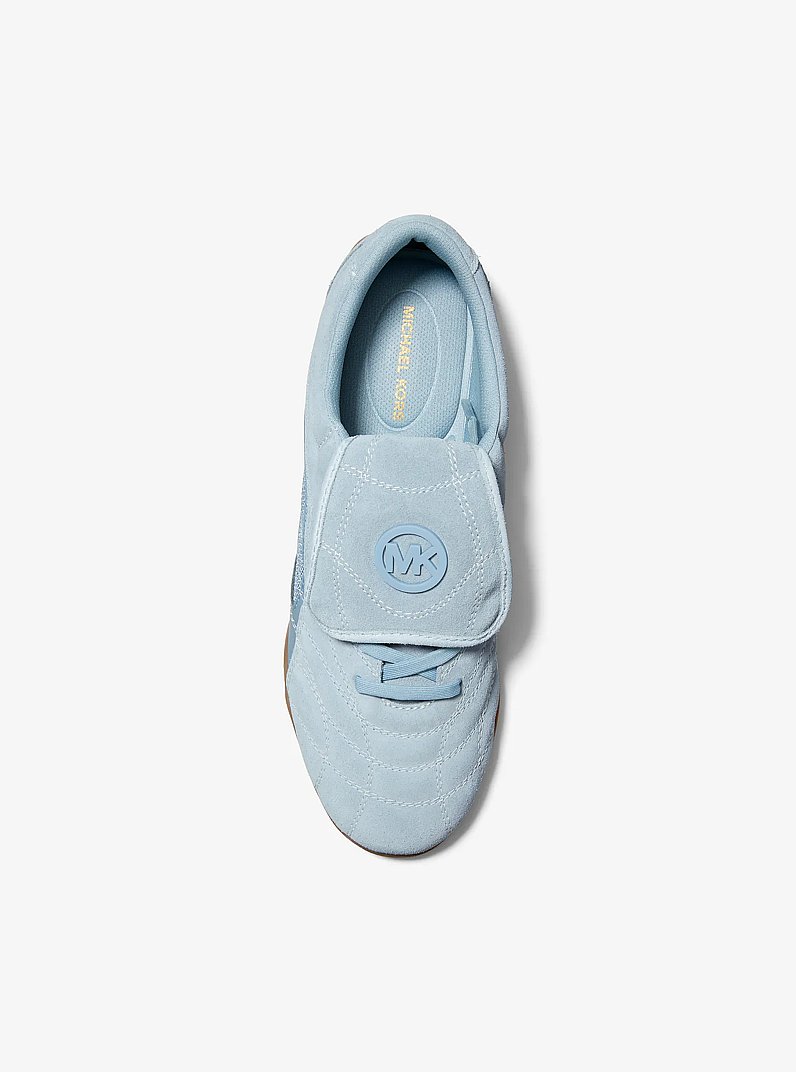 Kyler Suede and Mesh Trainer in CHAMBRAY | Michael Kors