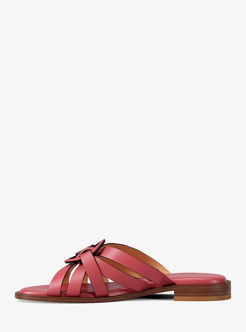 Pantolette Erika aus Leder in LT BRY SBT | Michael Kors