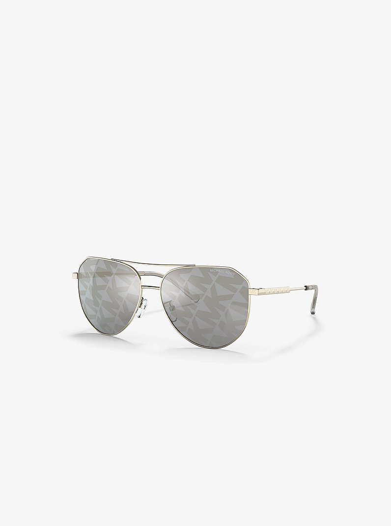 Cheyenne Sunglasses in SILVER/GOLD | Michael Kors