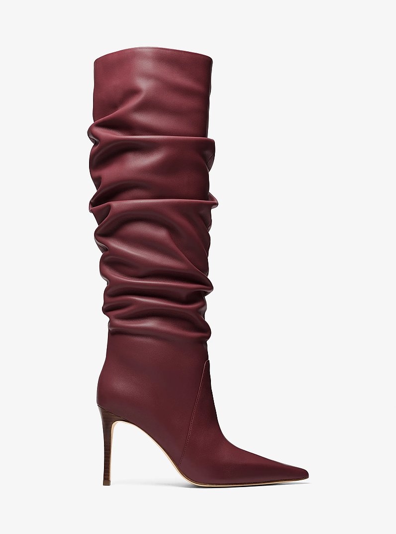 Dawn Leather Boot in OXBLOOD | Michael Kors