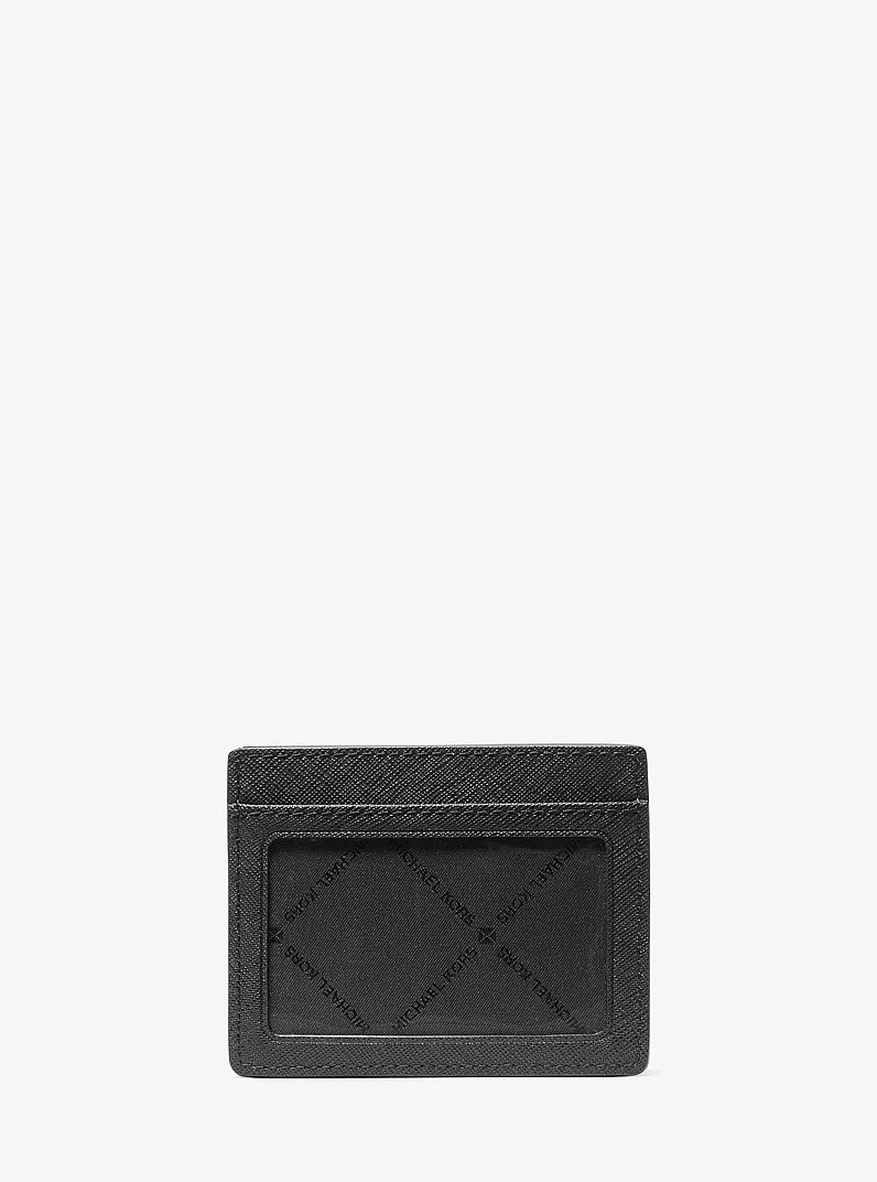 Tarjetero Jet Set grande de piel saffiano in DARK CHERRY | Michael Kors