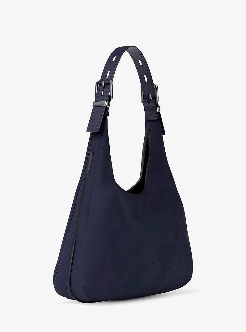 Bolso hobo de hombro Nolita grande de nobuck in VESTIDO AZUL | Michael Kors