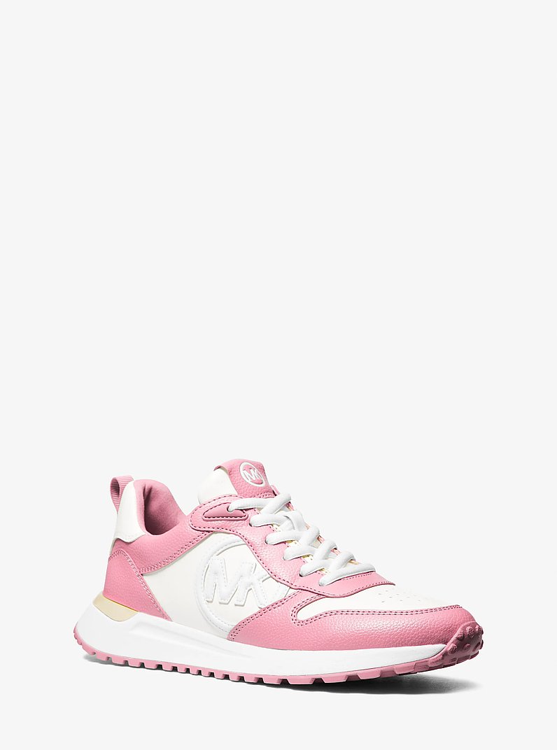 Dev Two-Tone Trainer in CARNATION | Michael Kors