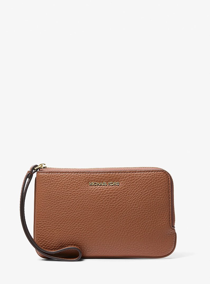 Jet Set Travel Small Wristlet in LUGGAGE | Michael Kors