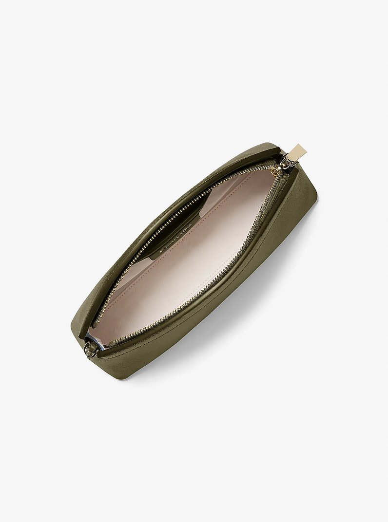 Wandelbare Clutch Athena Small aus Leder in LODEN | Michael Kors