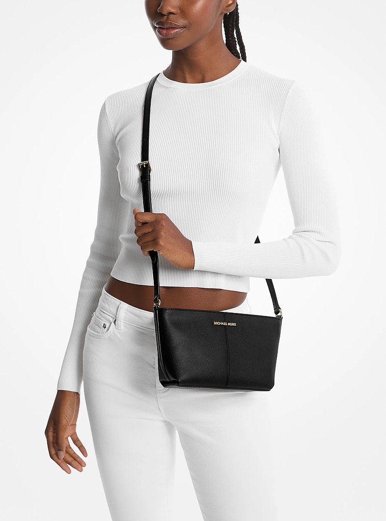MICHAEL KORS ブラック ショルダーバッグ セット Michael Kors Jet Set Item Crossbody Bag + Wallet Set Black/Gold | eBay