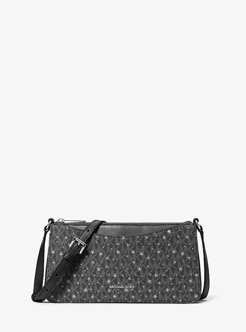 Bandolera Arden mediana con estampado de logotipo exclusivo in NEGRO | Michael Kors