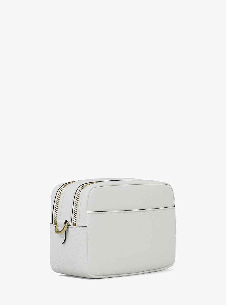 Bandolera para c&aacute;mara Bryant mediana de piel granulada in BEIGE P&Aacute;LIDO | Michael Kors