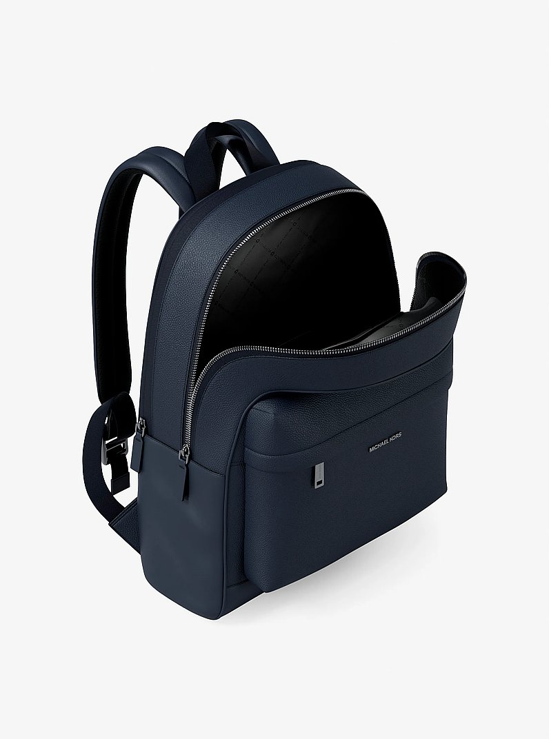 Pacey Leather Backpack in NAVY | Michael Kors