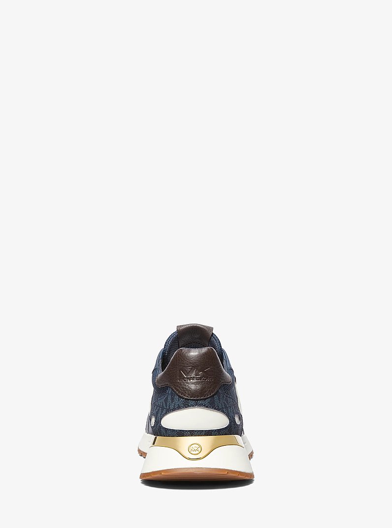Sneaker Miles aus Leder und Mesh