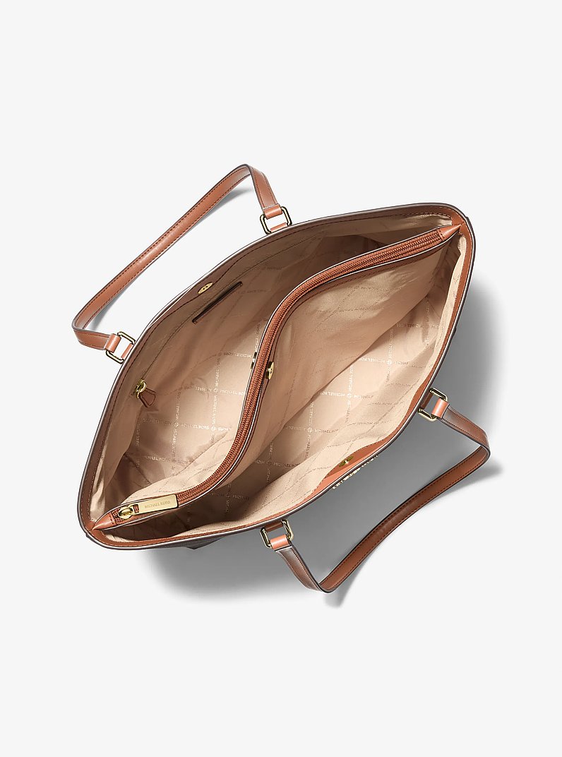 Bolso tote Sheila grande con logotipo exclusivo in MARR&Oacute;N | Michael Kors