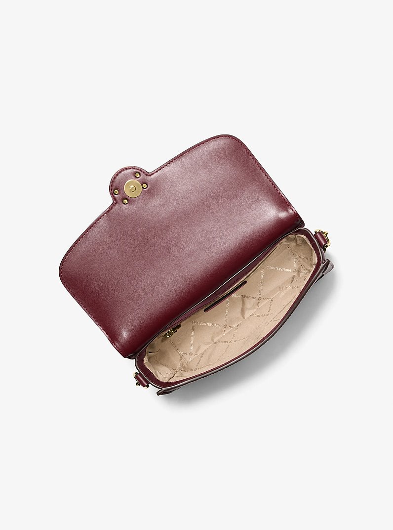 Leida Medium Shoulder Bag in OXBLOOD | Michael Kors