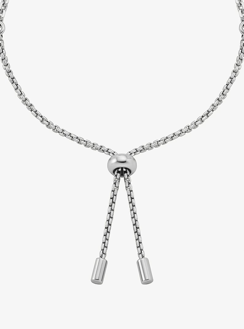 Pulsera deslizante de candado con incrustaciones in PLATEADO | Michael Kors