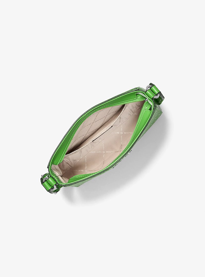 Jet Set Signature Logo Messenger Bag in JUNGLE | Michael Kors