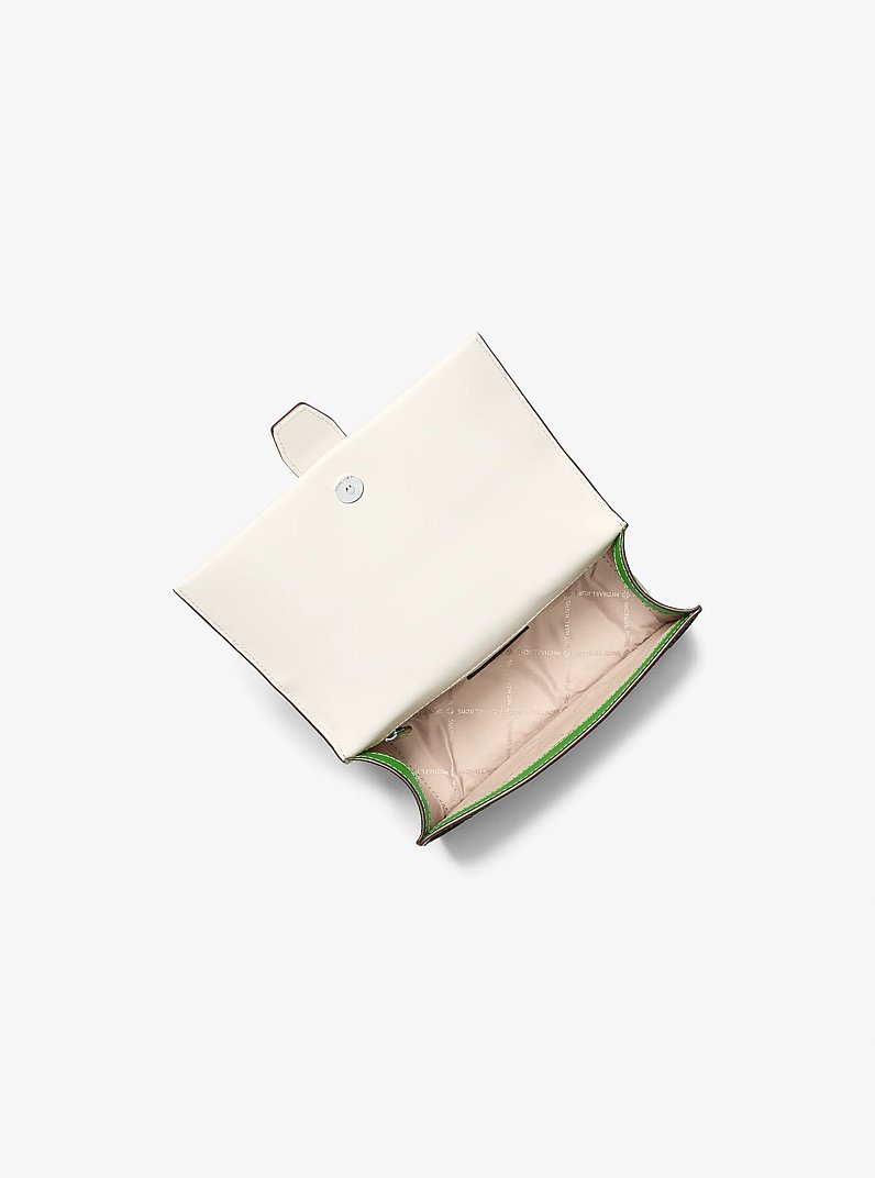 Greenwich Small Color-Block Signature Logo Crossbody Bag in JUNGLE