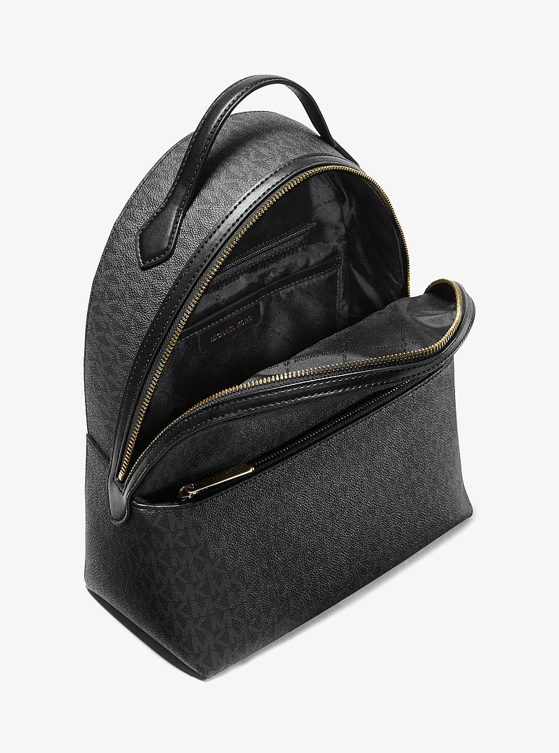 Sac &agrave; dos Sheila de taille moyenne &agrave; logo in NOIR | Michael Kors