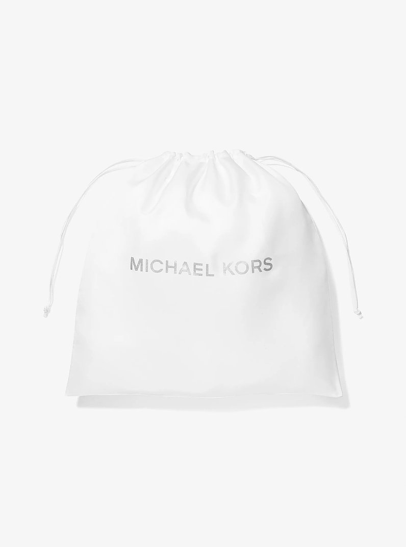 Small Logo Woven Dust Bag in WHITE | Michael Kors