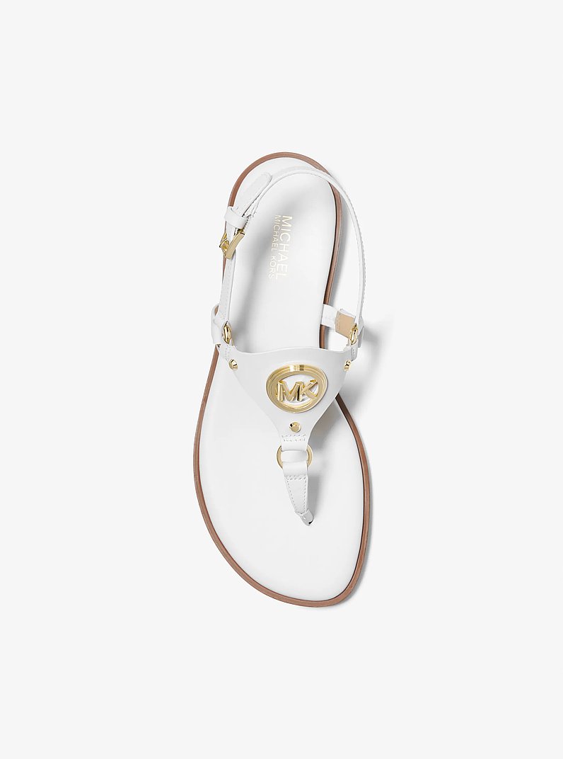 Sandalia Casey de cuero in BLANCO INTENSO | Michael Kors