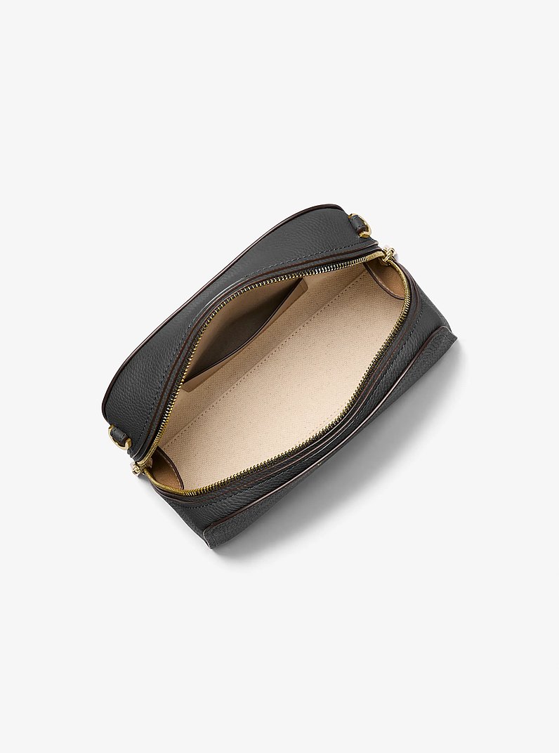 Ashton Small Pebbled Leather Crossbody Bag in BLACK | Michael Kors