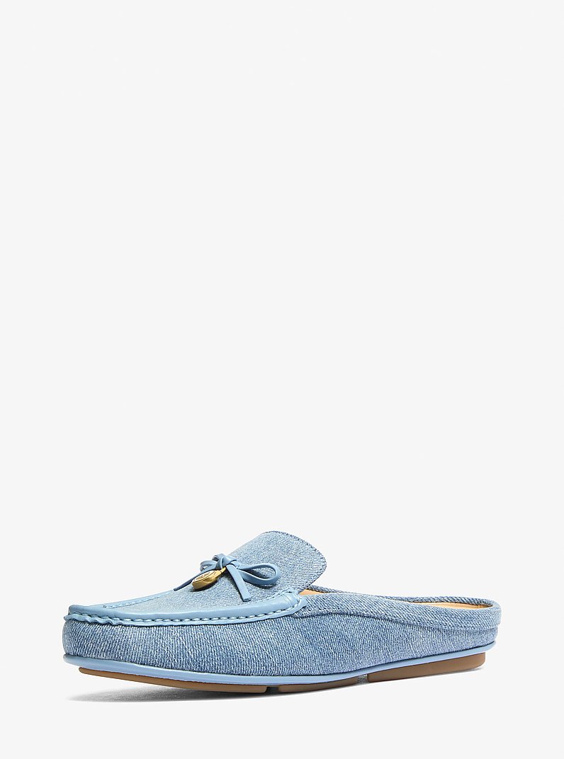 Greta Denim Mule in NEW HRZN WSH | Michael Kors