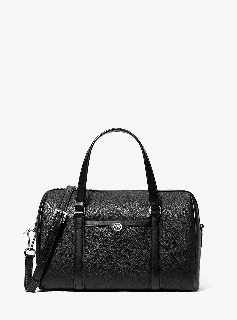 Jet Set Medium Satchel in BLACK | Michael Kors