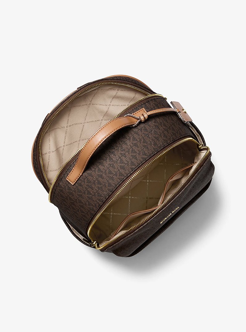 Sable Large Signature Logo Backpack in BRN/ACORN | Michael Kors