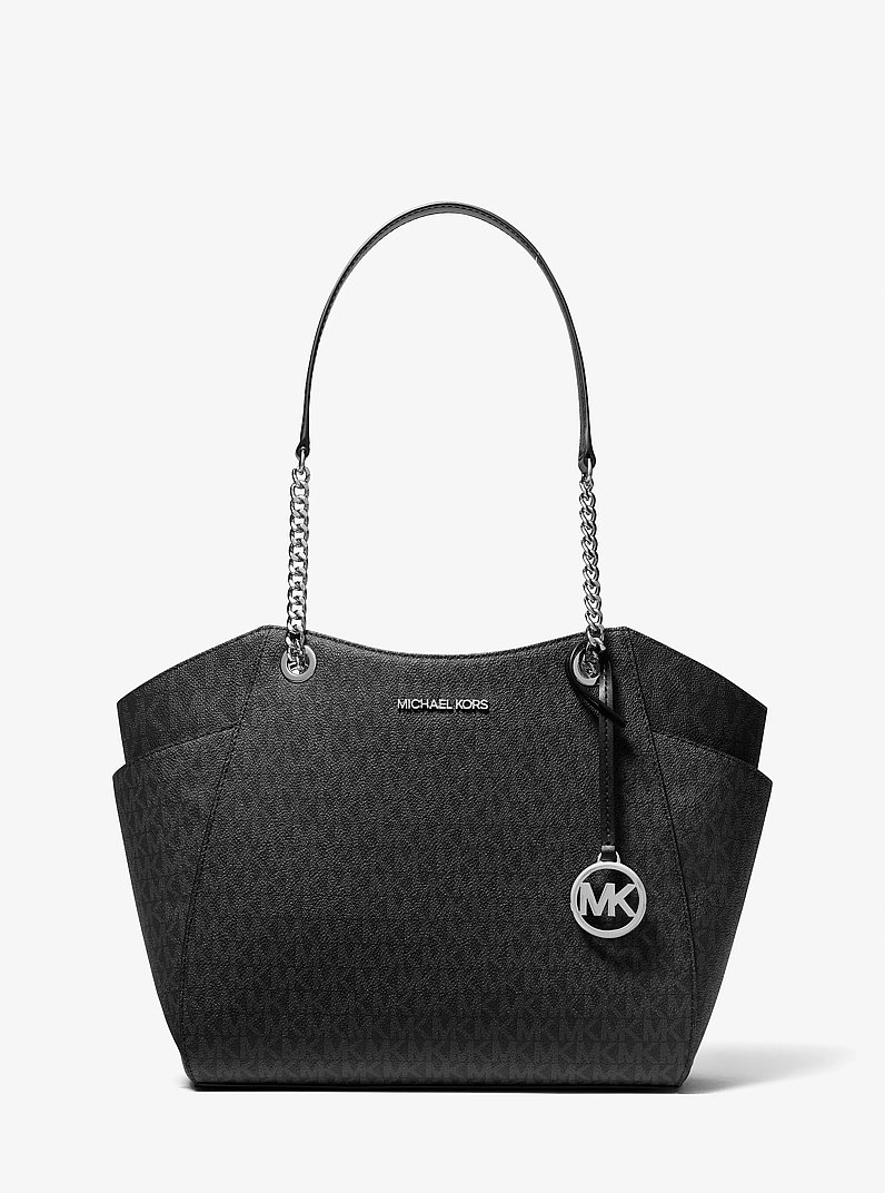 Bolso de hombro Jet Set grande con logotipo exclusivo in NEGRO | Michael Kors
