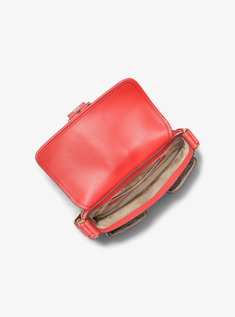 Schultertasche Colby Medium aus Leder in DUNKLES SIENNA | Michael Kors