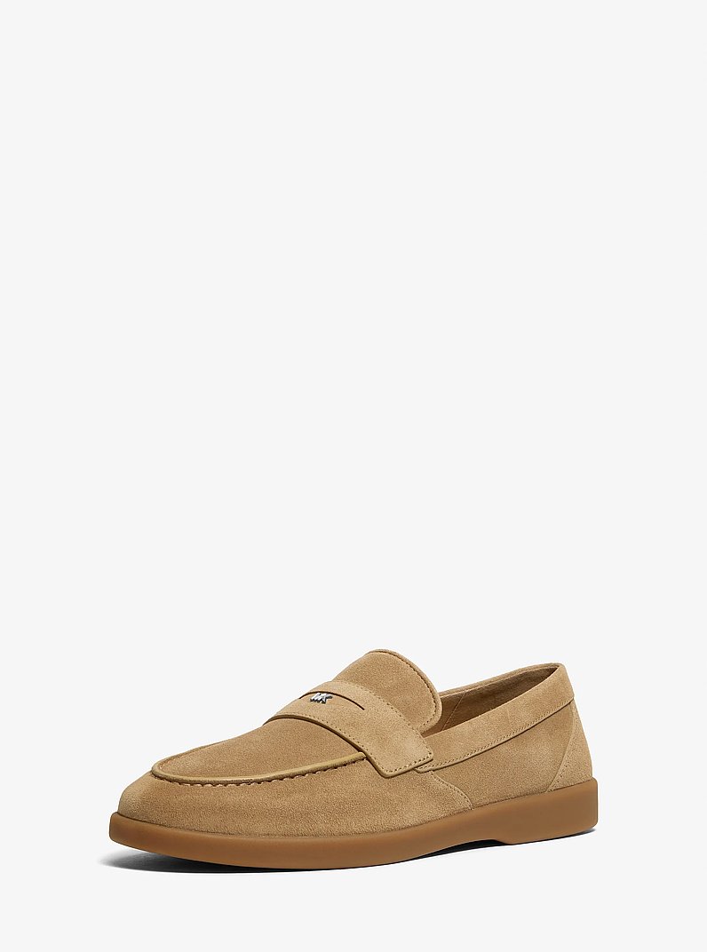 Wesley Suede Loafer in KHAKI | Michael Kors