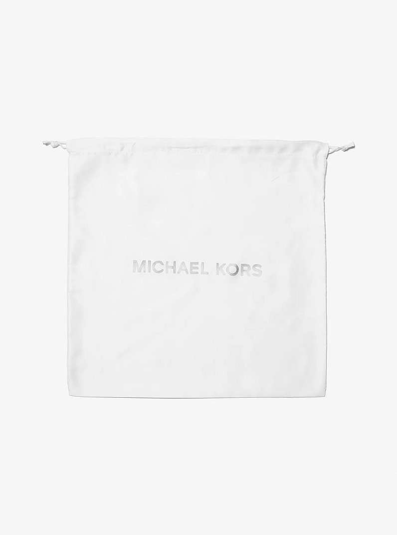 Small Logo Woven Dust Bag in WHITE | Michael Kors
