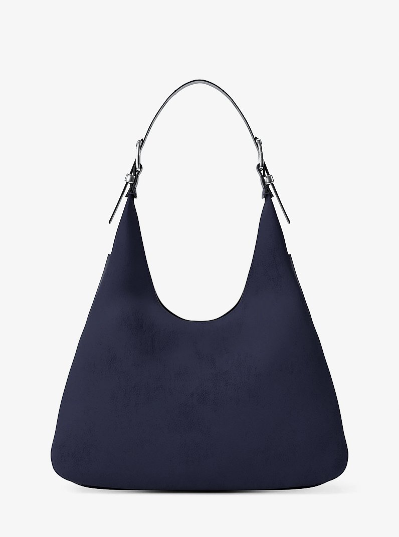 Bolso hobo de hombro Nolita grande de nobuck in VESTIDO AZUL | Michael Kors