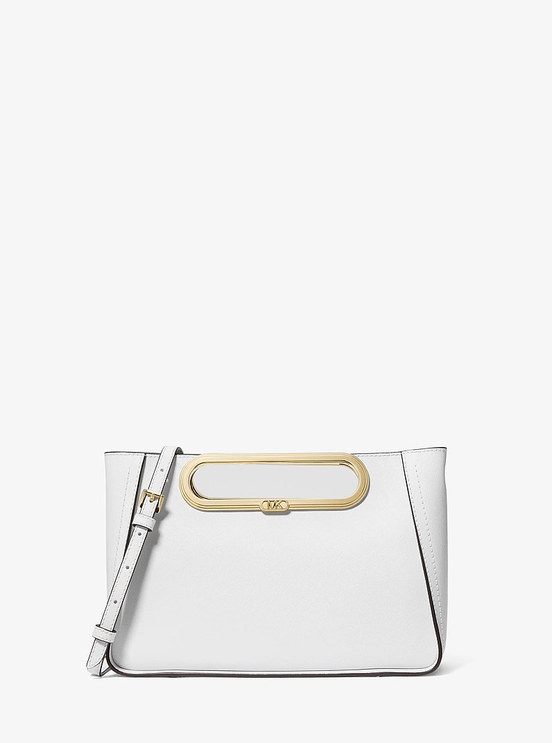 Chelsea Large Saffiano Leather Convertible Crossbody Bag