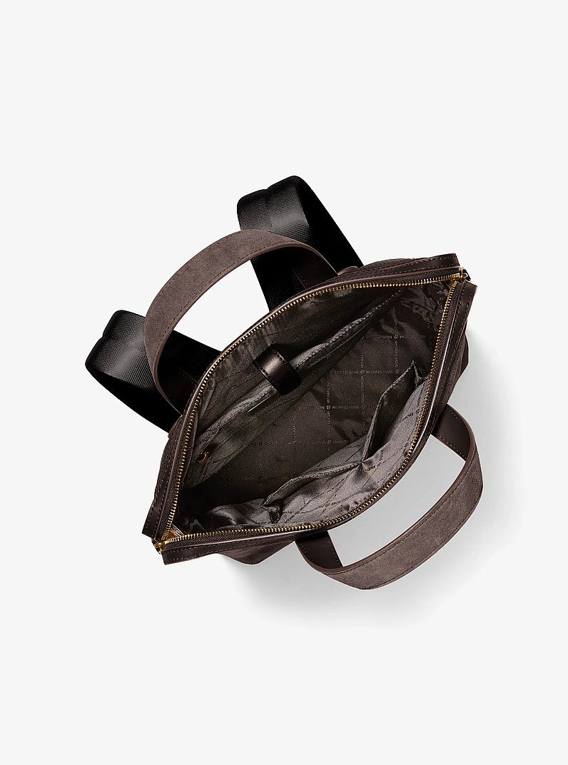 Shopper Nicholas aus Wildleder in SCHOKOLADE | Michael Kors