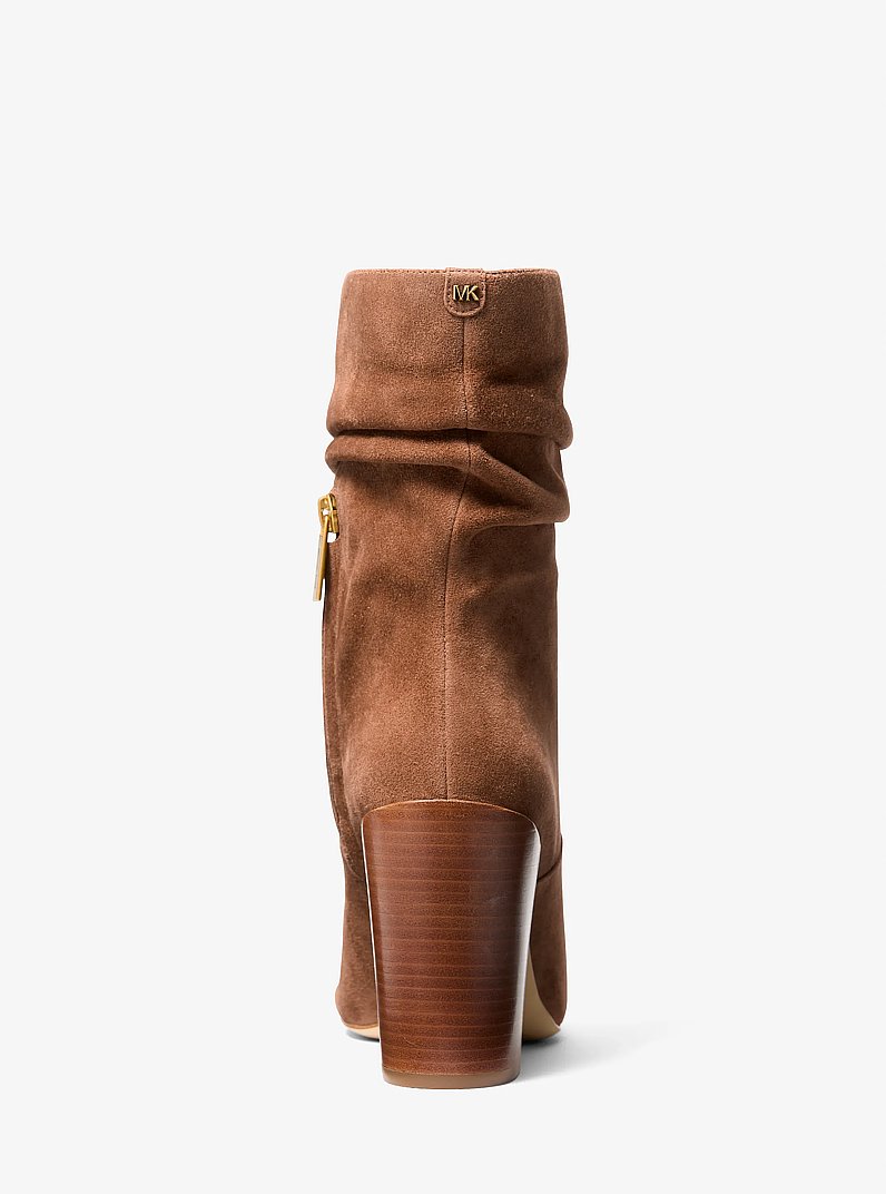 Shayna Suede Boot in LUGGAGE | Michael Kors