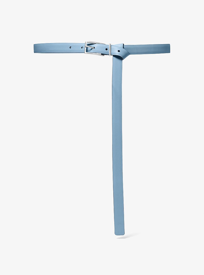 Leather Belt in CHAMBRAY | Michael Kors