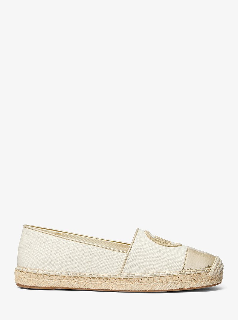 Alpargata Kendrick de lona sin cordones in DORADO P&Aacute;LIDO | Michael Kors