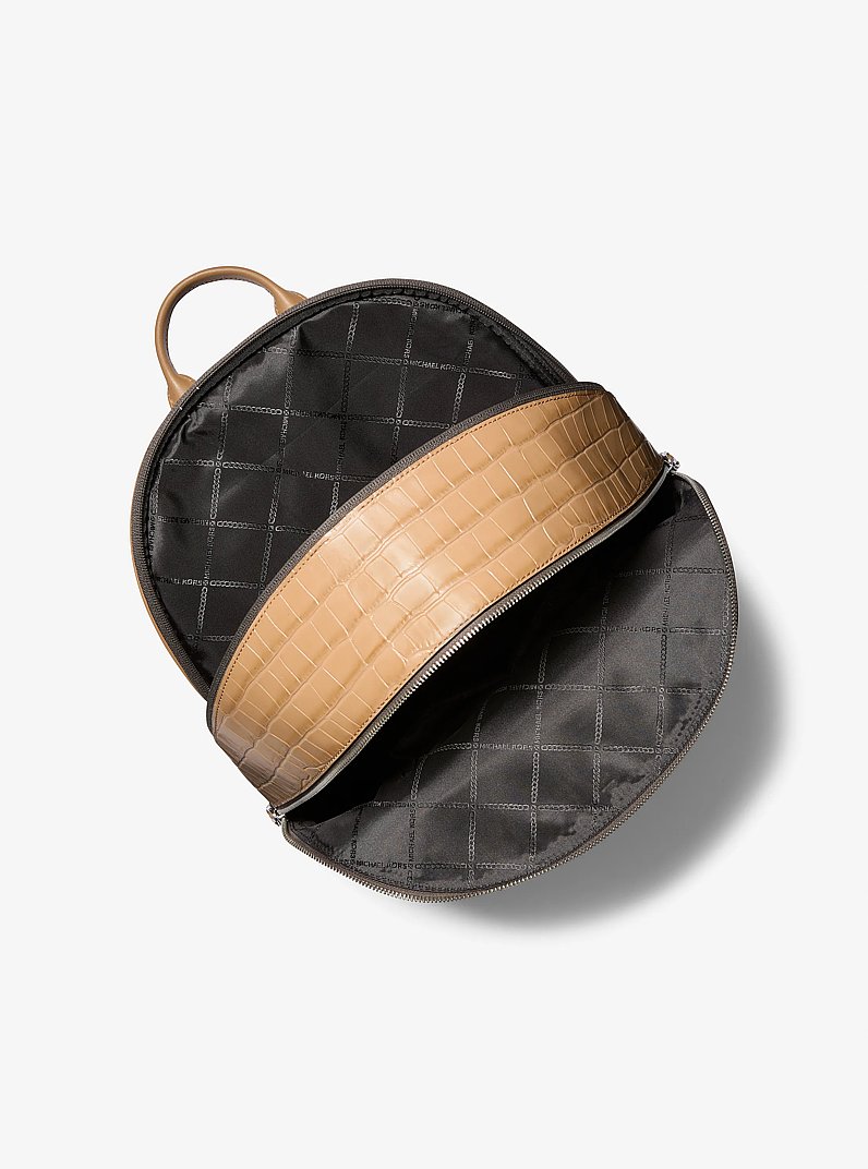 Mochila Hudson funcional de piel con motivo de cocodrilo en relieve in C&Aacute;SCARA | Michael Kors