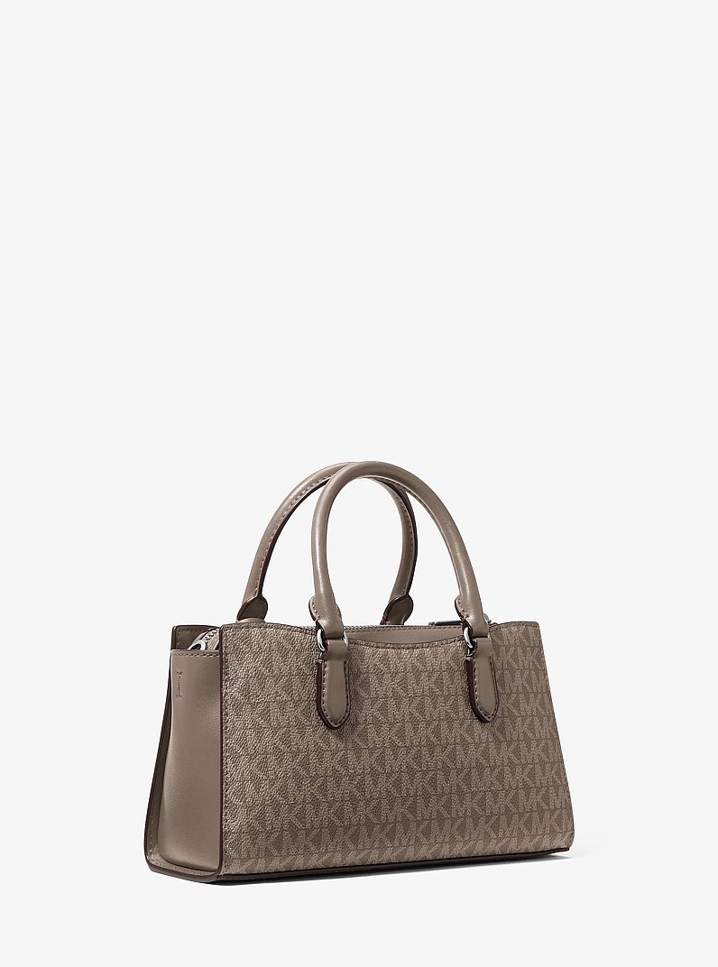 Petit sac messager Arden &agrave; logo Signature in CHAMPIGNON | Michael Kors