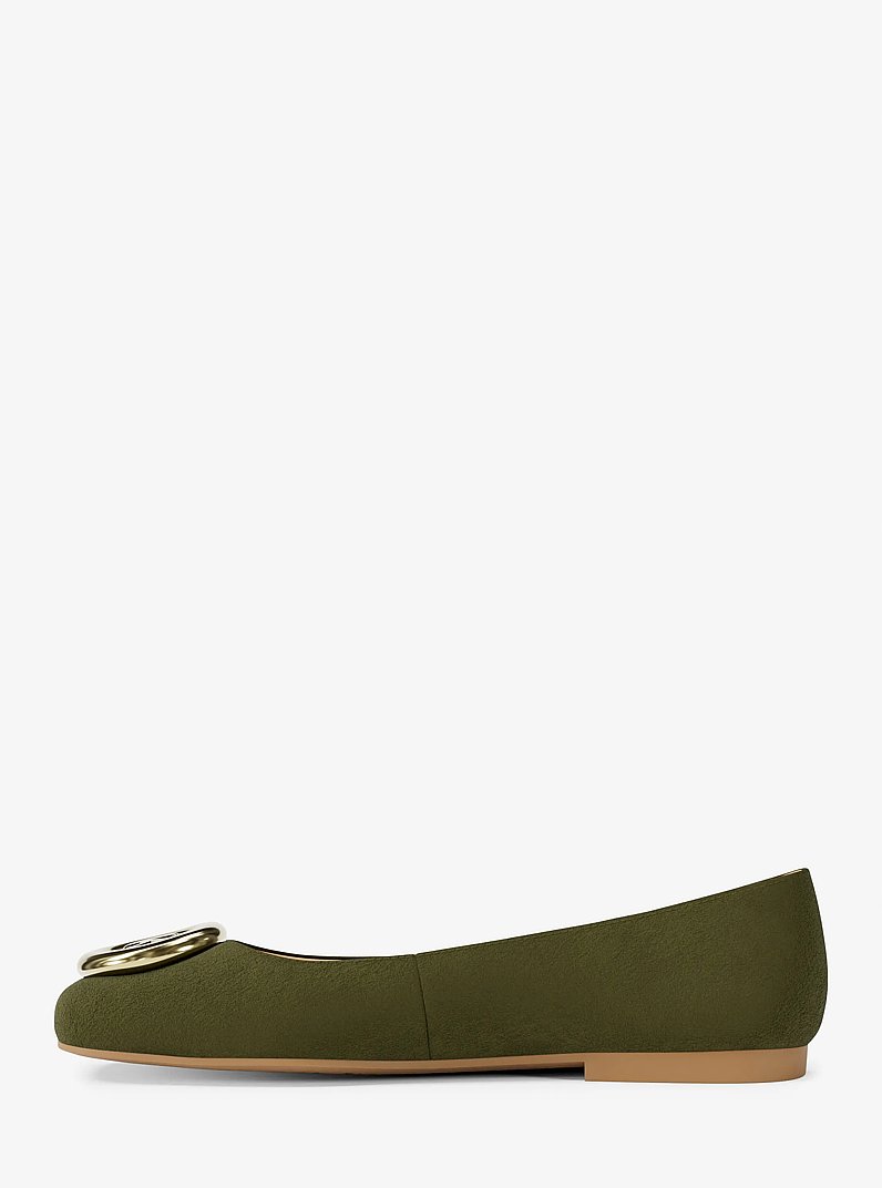 Milan Suede Ballet Flat in PISTACHIO | Michael Kors