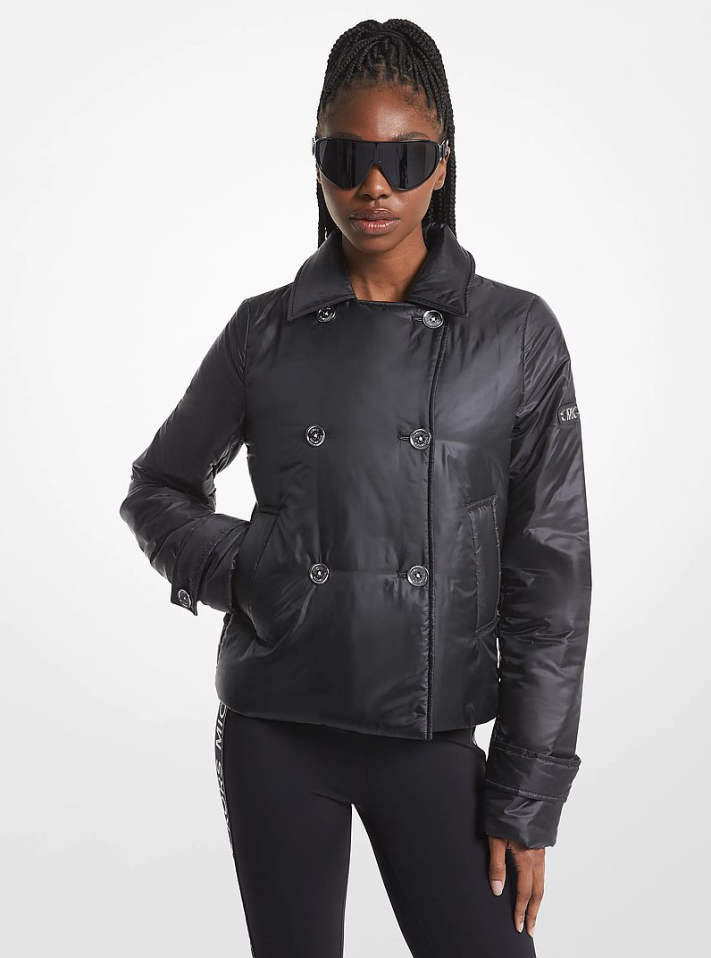 Recycled Polyester Puffer Peacoat