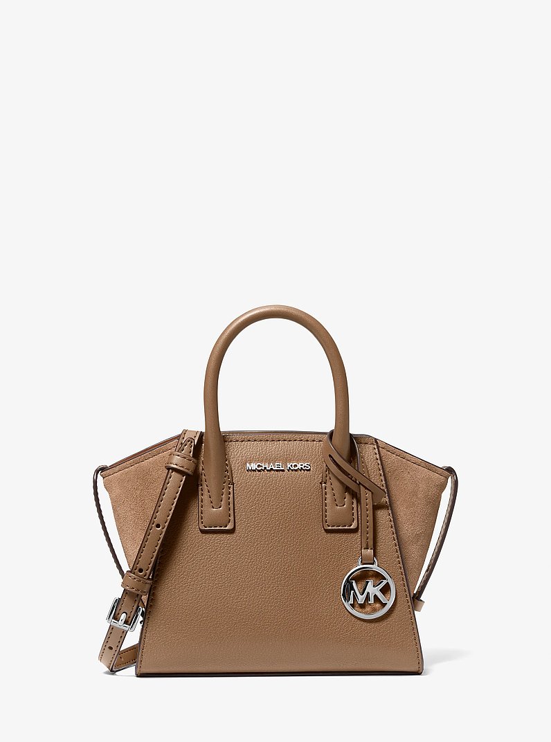 Avril Extra-Small Leather Satchel in DRIFTWOOD - Sale | Michael