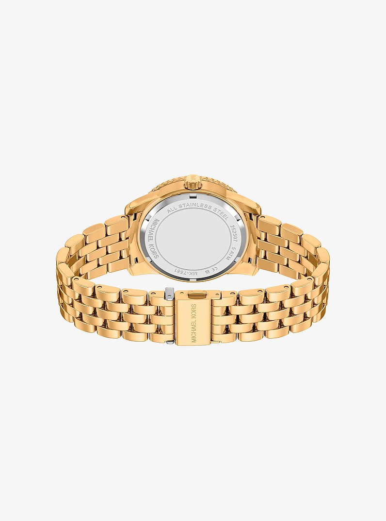 Armbanduhr Bryant im Goldton mit Pav&eacute; in GOLDTON | Michael Kors
