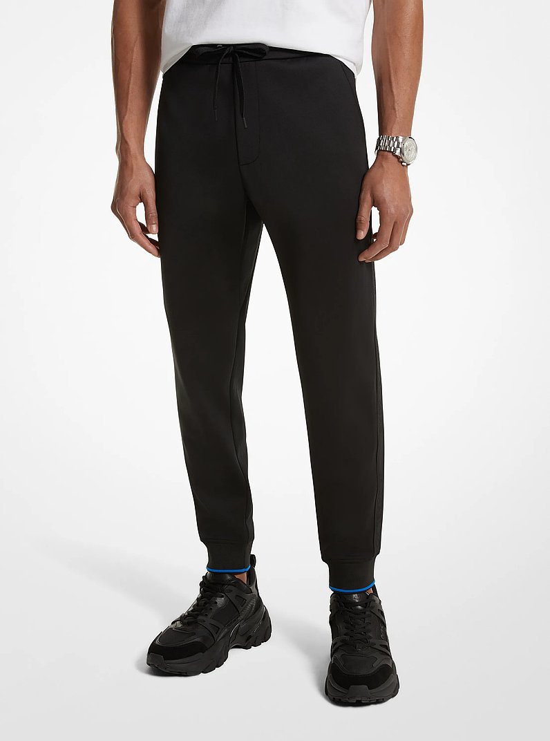 Stretch Jersey Joggers in BLACK | Michael Kors